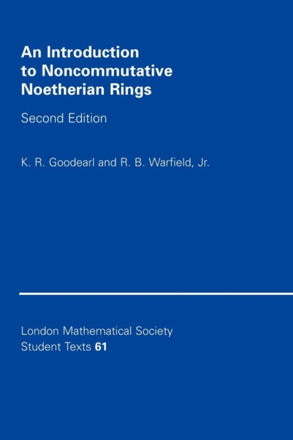 Book cover of: Introduction to Noncommutative Noetherian Rings