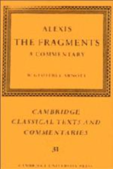Book cover of: Alexis: The Fragments