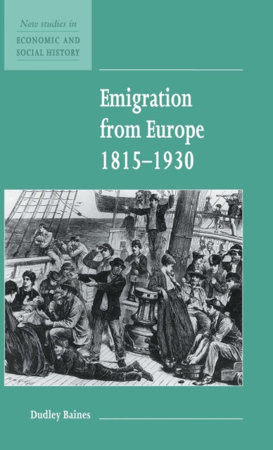 Book cover of: Emigration from Europe 1815–1930