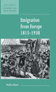Book cover of: Emigration from Europe 1815–1930