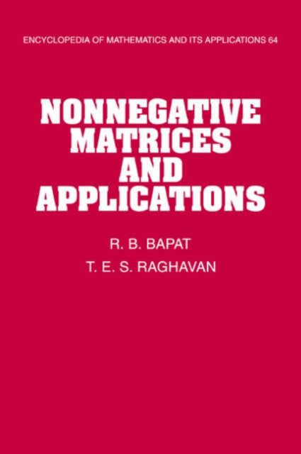 Book cover of: Nonnegative Matrices and Applications