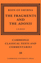 Book cover of: Bion of Smyrna: The Fragments and the Adonis. By: Bion