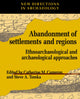 Book cover of: Abandonment of Settlements and Regions. By: Catherine M. Cameron