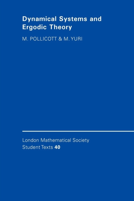 Book cover of: Dynamical Systems and Ergodic Theory