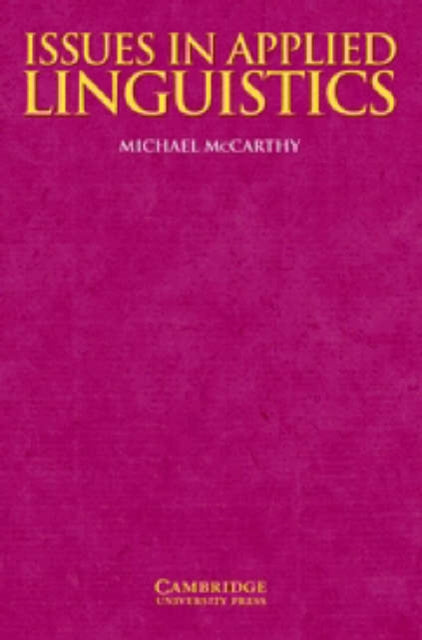 Book cover of: Issues in Applied Linguistics. By: Michael McCarthy