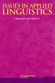 Book cover of: Issues in Applied Linguistics. By: Michael McCarthy