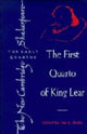 Book cover of: First Quarto of King Lear. By: William Shakespeare