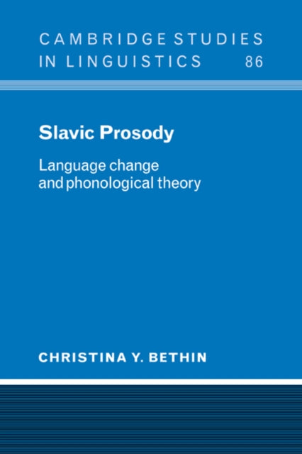 Book cover of: Slavic Prosody