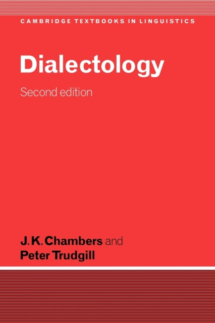 Book cover of: Dialectology