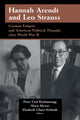 Book cover of: Hannah Arendt and Leo Strauss