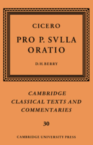 Cicero: Pro P. Sulla oratio