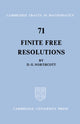 Book cover of: Finite Free Resolutions. By: D. G. Northcott