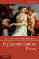Book cover of: Cambridge Introduction to Eighteenth-Century Poetry