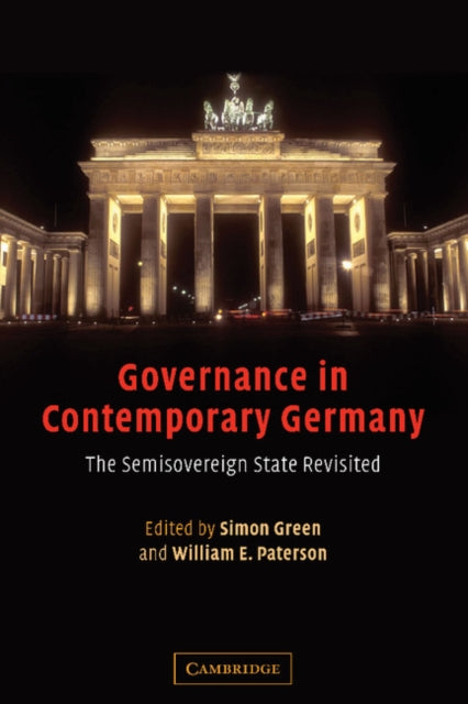 Book cover of: Governance in Contemporary Germany