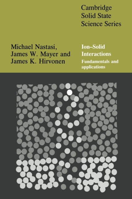 Book cover of: Ion-Solid Interactions. By: Michael Nastasi