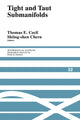 Book cover of: Tight and Taut Submanifolds