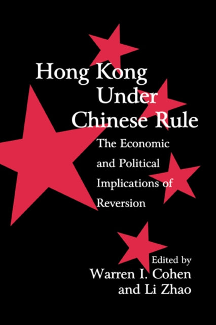 Book cover of: Hong Kong under Chinese Rule