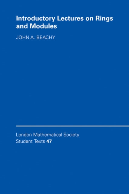 Book cover of: Introductory Lectures on Rings and Modules