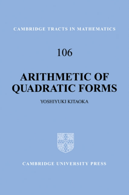 Book cover of: Arithmetic of Quadratic Forms