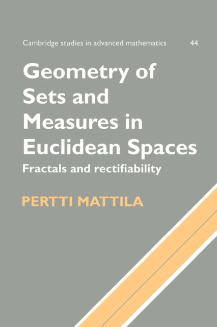 Geometry of Sets and Measures in Euclidean Spaces