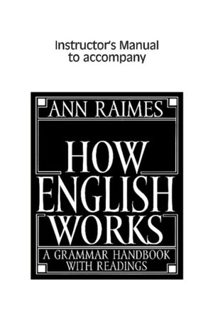 How English Works Instructor's Manual