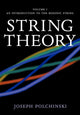 Book cover of: String Theory: Volume 1, An Introduction to the Bosonic String. By: Joseph Polchinski