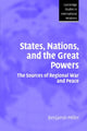 Book cover of: States, Nations, and the Great Powers. By: Benjamin Miller