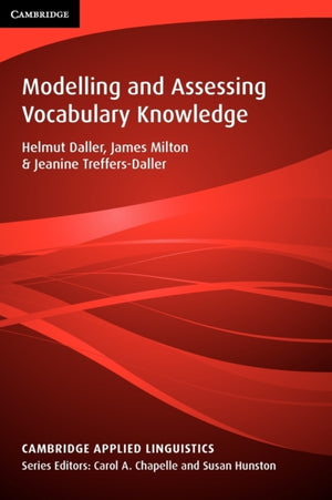 Modelling and Assessing Vocabulary Knowledge