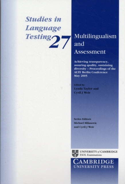 Book cover of: Multilingualism and Assessment