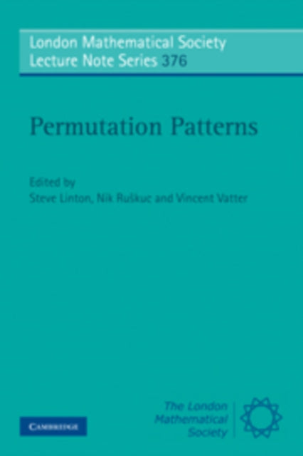 Book cover of: Permutation Patterns. By: International Conference on Permutation Patterns (5th 2007 St. Andrews University)