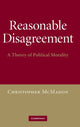 Book cover of: Reasonable Disagreement. By: Christopher McMahon