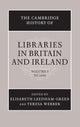 Book cover of: Cambridge History of Libraries in Britain and Ireland: Volume 1, To 1640