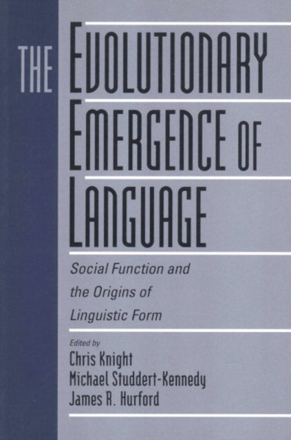 The Evolutionary Emergence of Language