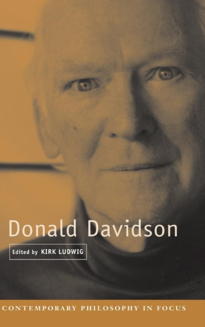 Book cover of: Donald Davidson. By: Kirk Ludwig