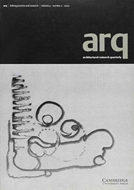 Book cover of: arq: Architectural Research Quarterly: Volume 4, Part 2. By: Peter Carolin
