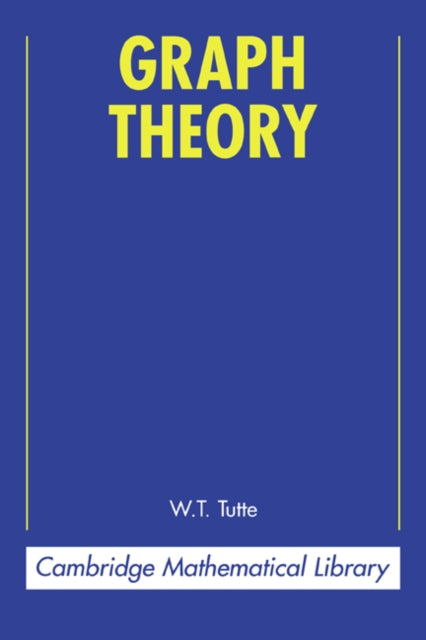 Book cover of: Graph Theory. By: W. T. Tutte