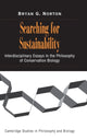 Book cover of: Searching for Sustainability. By: Bryan G. Norton