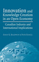 Book cover of: Innovation and Knowledge Creation in an Open Economy. By: John R. Baldwin
