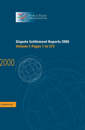 Dispute Settlement Reports 2000: Volume 1, Pages 1-572
