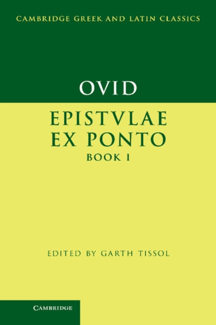 Book cover of: Ovid: Epistulae ex Ponto Book I. By: Garth Tissol