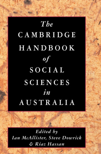 Book cover of: Cambridge Handbook of Social Sciences in Australia