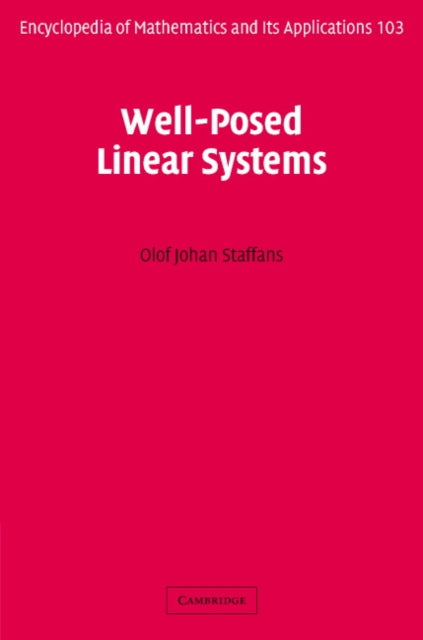 Book cover of: Well-Posed Linear Systems. By: Olof Staffans