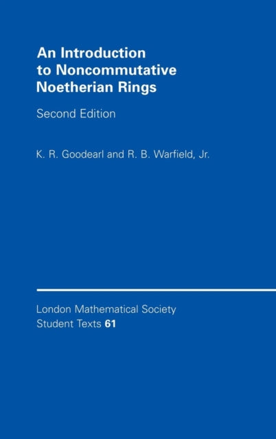 Book cover of: Introduction to Noncommutative Noetherian Rings