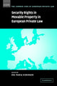 Book cover of: Security Rights in Movable Property in European Private Law