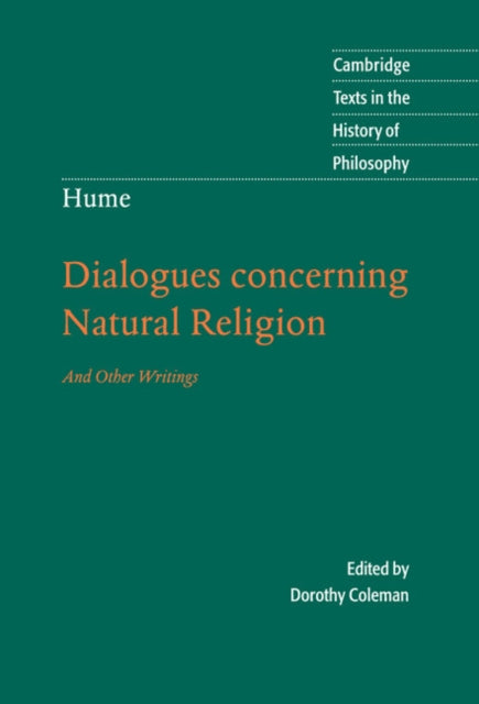 Book cover of: Hume: Dialogues Concerning Natural Religion. By: David Hume, Dorothy Coleman