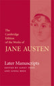 Book cover of: Later Manuscripts. By: Jane Austen