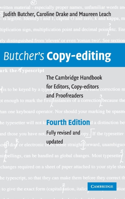 Book cover of: Butcher's Copy-editing