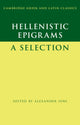 Book cover of: Hellenistic Epigrams. By: Alexander Sens