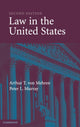 Book cover of: Law in the United States. By: Arthur Taylor von Mehren