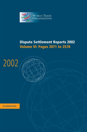Dispute Settlement Reports 2002: Volume 6, Pages 2071-2578